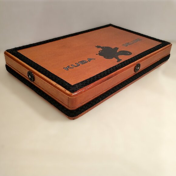 Suenos de Saundra Upcycle, RARE KUBA DELUXE, Cigar Box, Home Accent/Storage - Picture 11 of 12